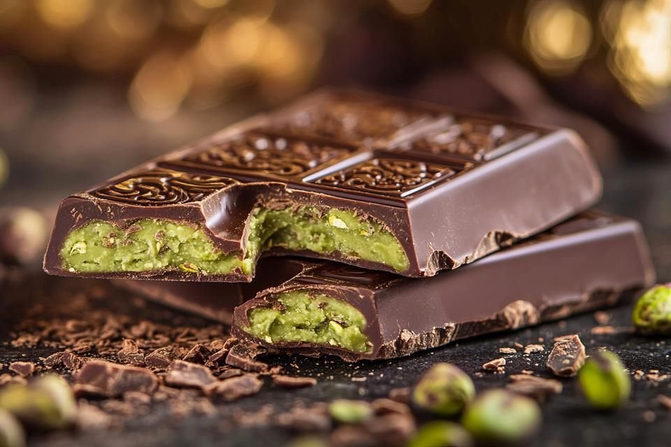 El famoso chocolate de Dubái, con pistache, sésamo y pasta filo, se volvió viral tras un video en TikTok