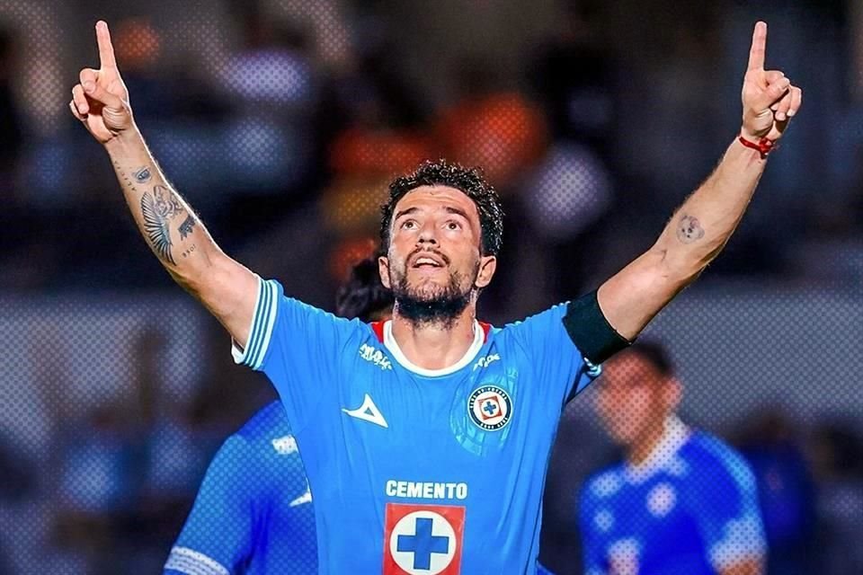 Nacho Rivero marcó el tanto del triunfo celeste.