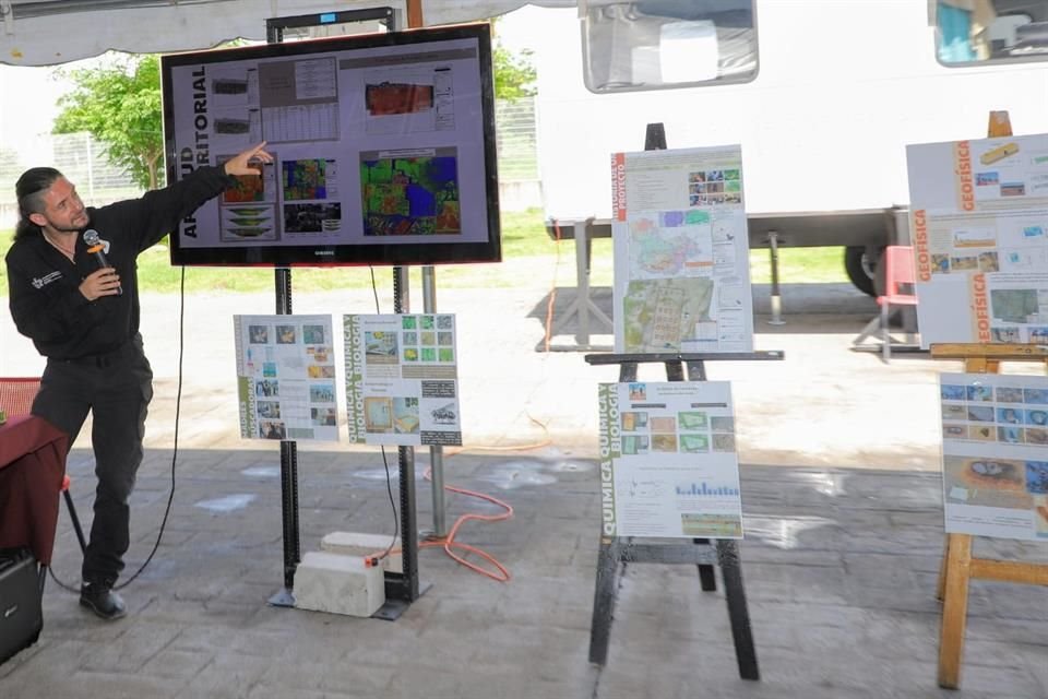 Centro de experimentación del proyecto de investigación 'Interpretar la naturaleza para  encontrar a quienes nos faltan'.