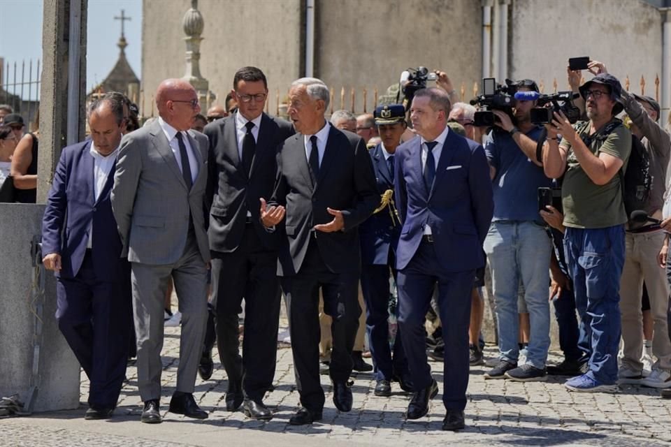 Marcelo Rebelo de Sousa, Presidente de Portugal, también asistió.