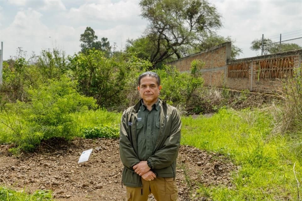 El Comisionado de Búsqueda de Personas del Estado de Jalisco, Víctor Hugo Ávila Barrientos.