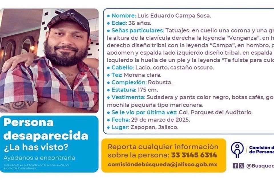 Luis Eduardo Campa Sosa.