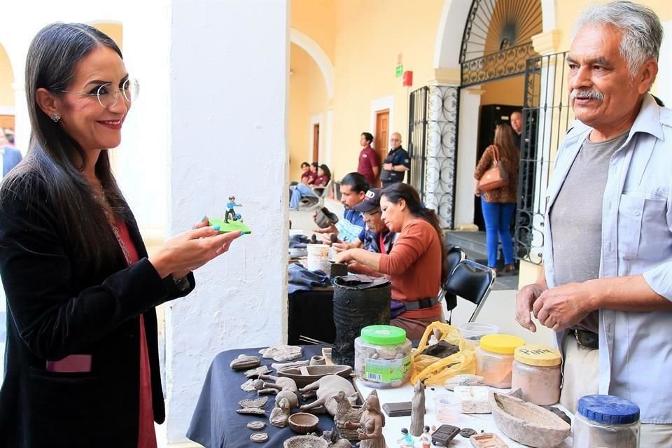 Presentación de la 48 edición del Premio Nacional de la Cerámica, en el Centro Cultural El Refugio.