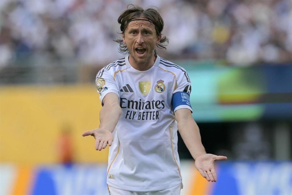 Fueron los últimos minutos de Luka Modric con la camiseta del Real Madrid.