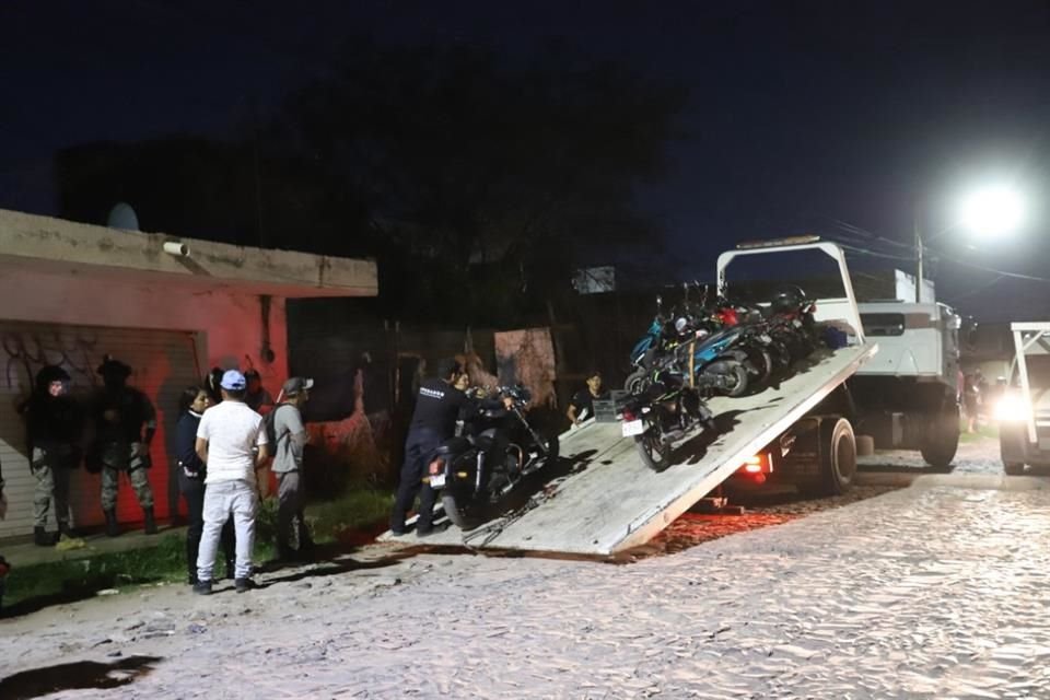 Un total de 20 motocicletas irregulares fueron aseguradas en San Pedro Tlaquepaque.