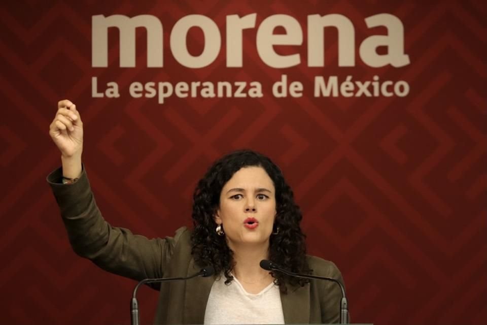 Luisa María Alcalde mostró respaldo a la apelación hecha por el Comité Estatal.