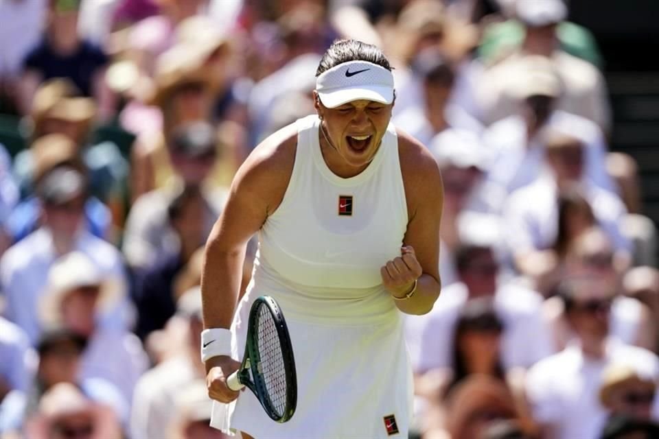 Amanda Anisimova dio una nueva sorpresa en Wimbledon al eliminar en Semifinales a Aryna Sabalenka.