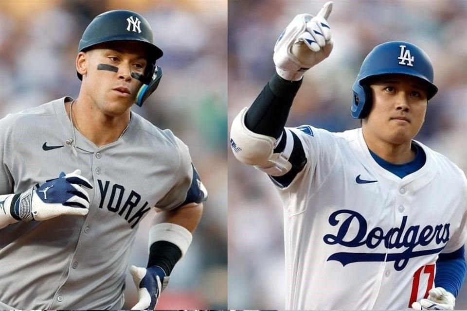 Judge y Ohtani son las grandes figuras de las Grandes Ligas.