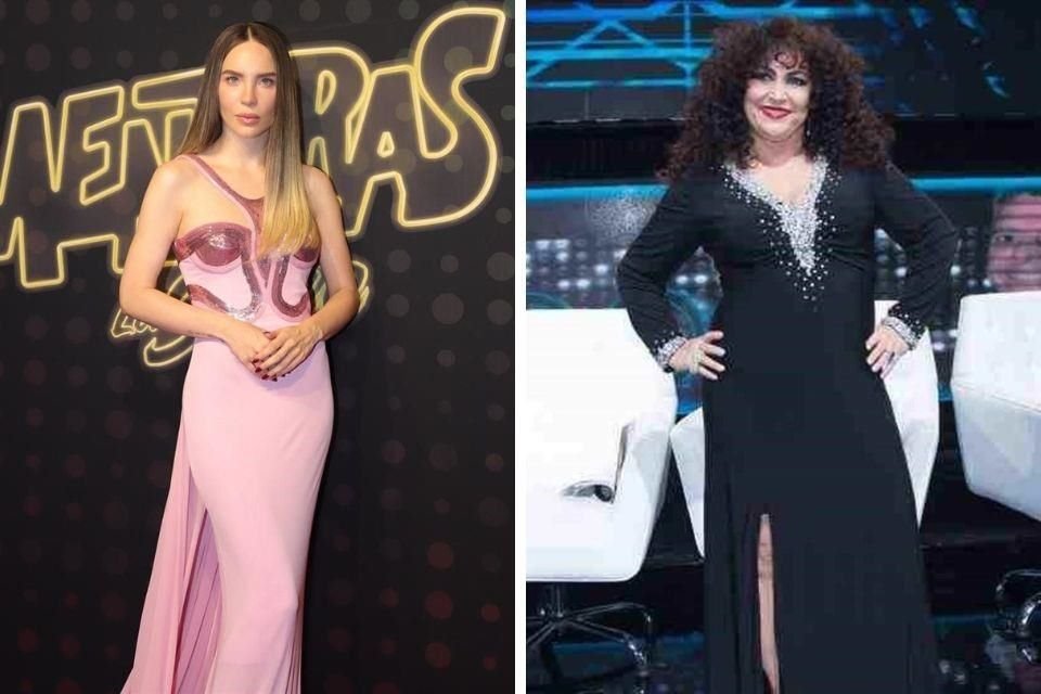 Belinda y Amanda Miguel cantaron juntas el tema 'Él Me Mintió' tras la presentación de 'Mentiras: La Serie' en Los Ángeles.