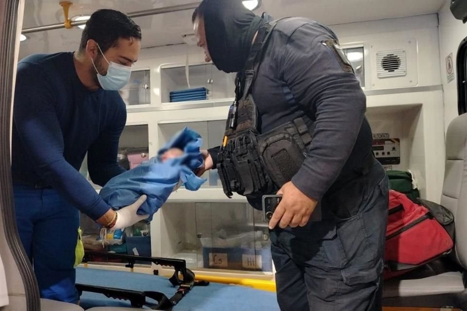 El bebé nació con buen estado de salud.