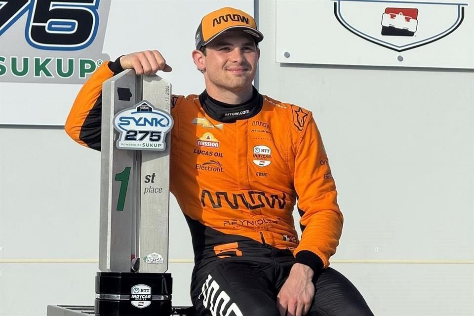 Pato O'Ward ganó la Carrera 1 de Iowa.