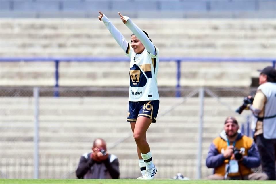 Pumas Femenil tuvo la mejor presentación en un torneo de su historia al golear 4-0 a Rayadas.