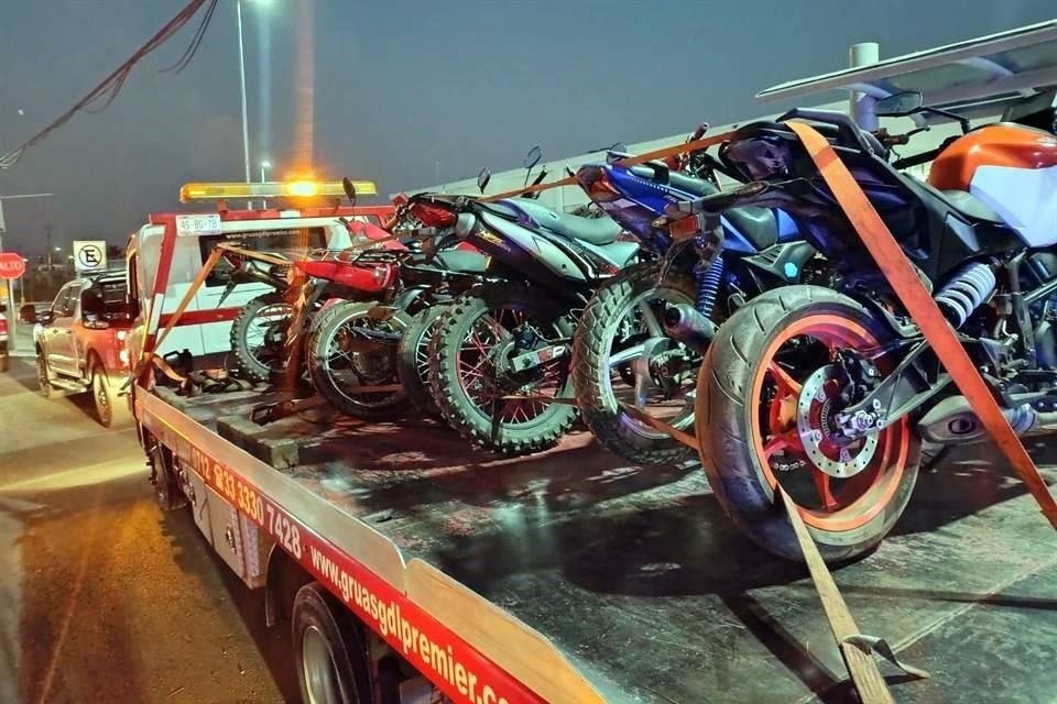El Ayuntamiento informó que en coordinación con otras dependencias se han asegurado 516 motocicletas y cuatrimotos con irregularidades.