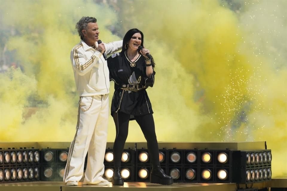 Pausini dijo que era un sueño pendiente para ella actuar en un evento deportivo de esta clase.