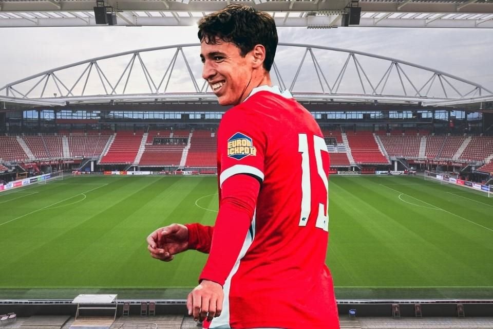 Mateo Chávez celebró su primer gol en Europa, luego de darle el triunfo 2-1 al AZ Alkmaar en duelo amistoso frente al Gent.