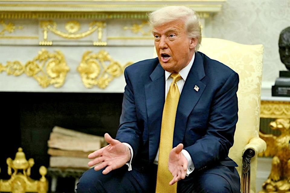 Presidente de EU, Donald Trump, aseguró que cárteles de droga ejercen control sobre México y tienen petrificadas a las autoridades del País.