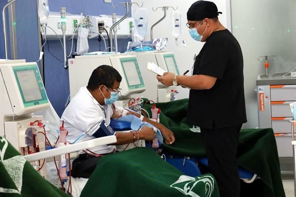 Aspecto de la Unidad de Hemodiálisis del IMSS en Tonalá, Chiapas.