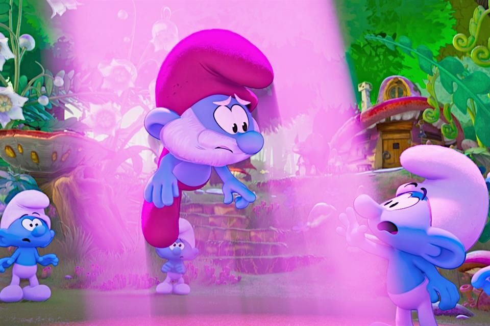 La nueva película animada de los 'Pitufos' presenta a un nuevo personaje, Sin Nombre, que no sabe qué es lo que lo hace especial.