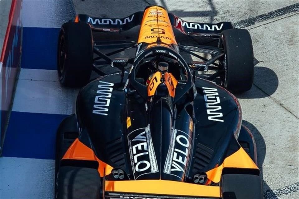 Pato O'Ward fue el séptimo más rápido en la Práctica 1 del GP de Toronto.