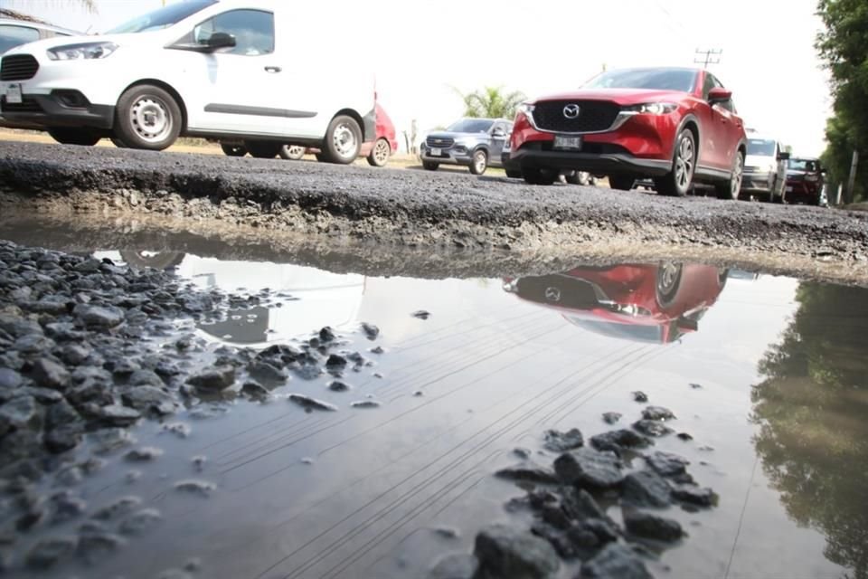 Imposible no caer en algún bache.