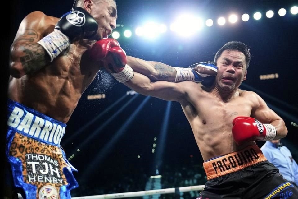 Manny Pacquiao intentó en todo momento.