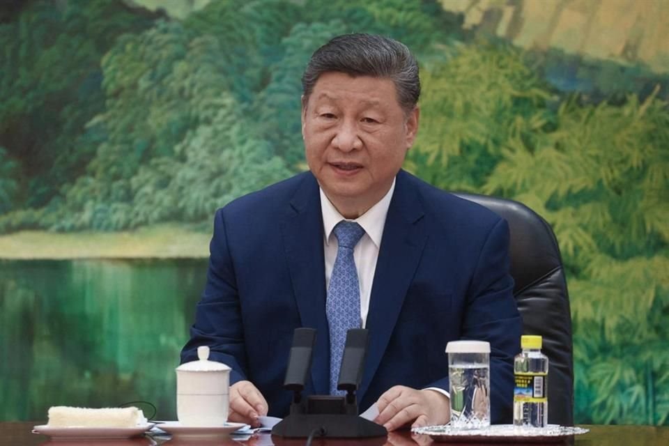 El Presidente Xi Jinping durante una reunión en Beijing el 15 de julio del 2025.