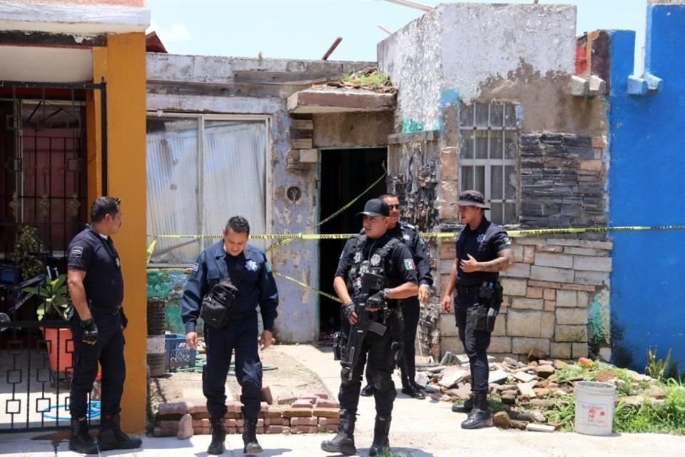 La vivienda donde fue hallada la víctima está en aparente estado de abandono.