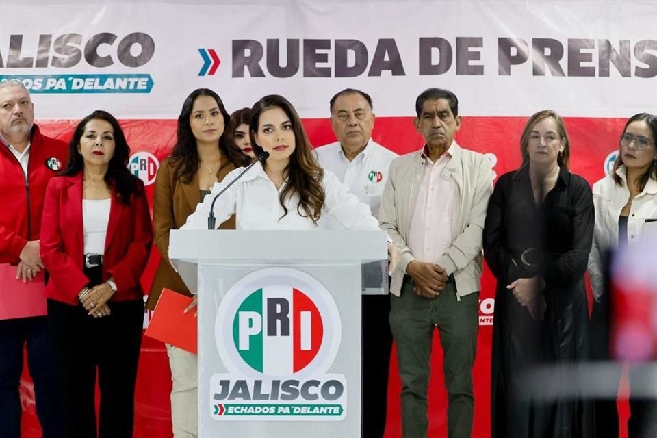 Rueda de prensa PRI Jalisco.