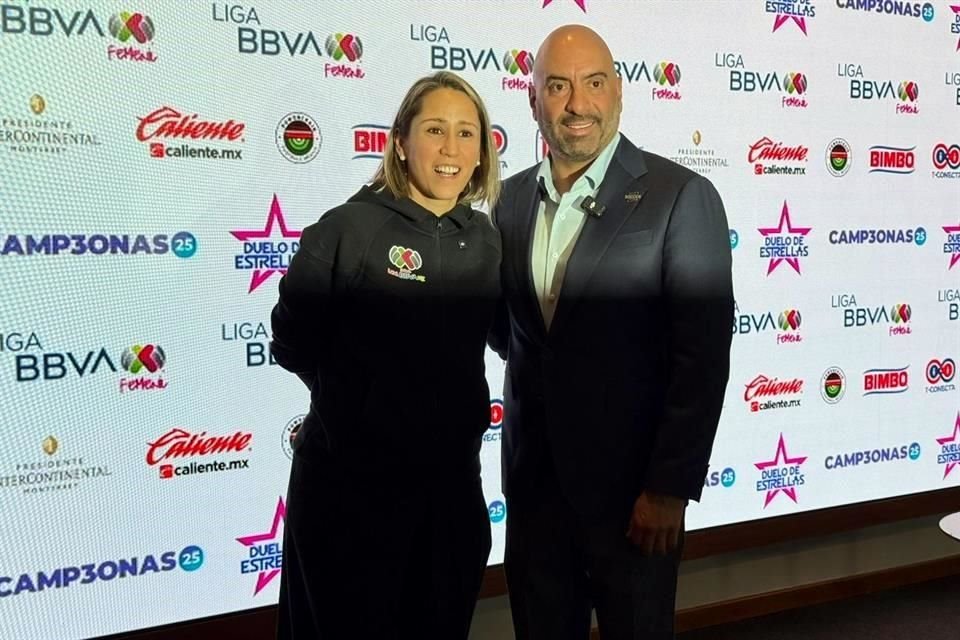 Mariana Gutiérrez, presidenta de la Liga MX Femenil, hizo oficial el anuncio del Juego de Estrellas contra el Barcelona en agosto próximo.