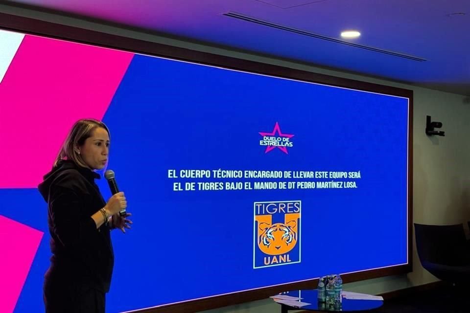Mariana Gutiérrez detalló que el cuerpo técnico de Tigres Femenil será el encargado de dirigir a las Estrellas de la Liga MX Femenil ante las blaugranas.