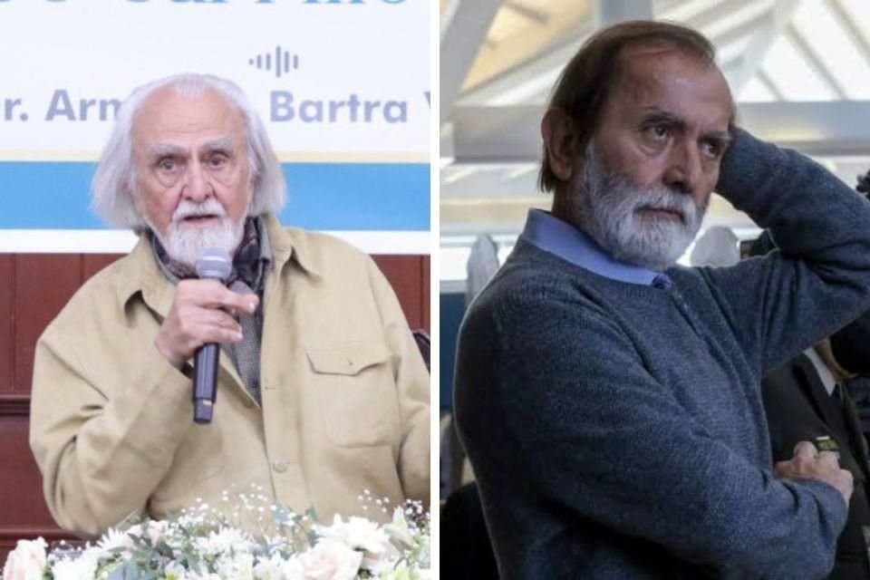 El sociólogo Armando Bartra (derecha) y el productor Epigmenio Ibarra son los dos 'morenistas distinguidos' que formarán parte de la Comisión Evaluadora de Incorporaciones del partido.
