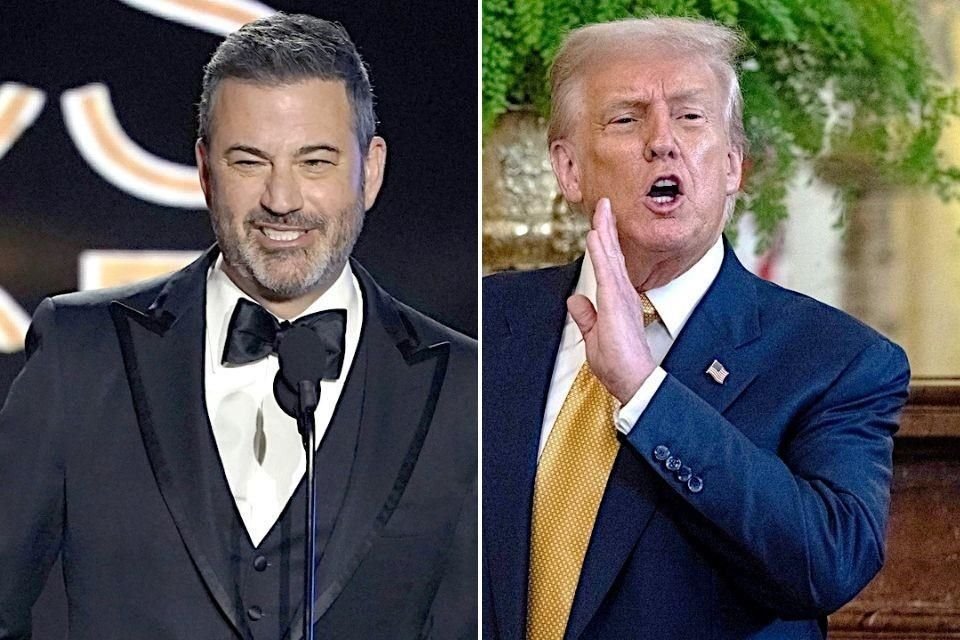 'Tal vez eres el siguiente'... Jimmy Kimmel respondió así a Trump, quien lo acusó de ser el próximo en dejar su late night show.