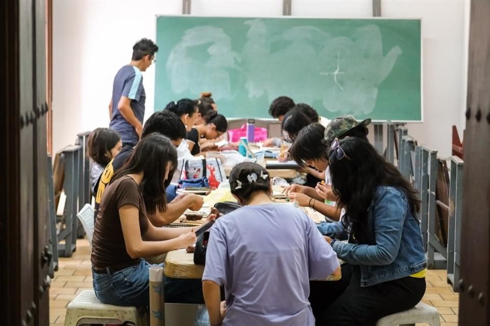 Instalaciones de la Escuela de Artes del Cabañas que serán rehabilitadas con una inversión de 45 mdp.