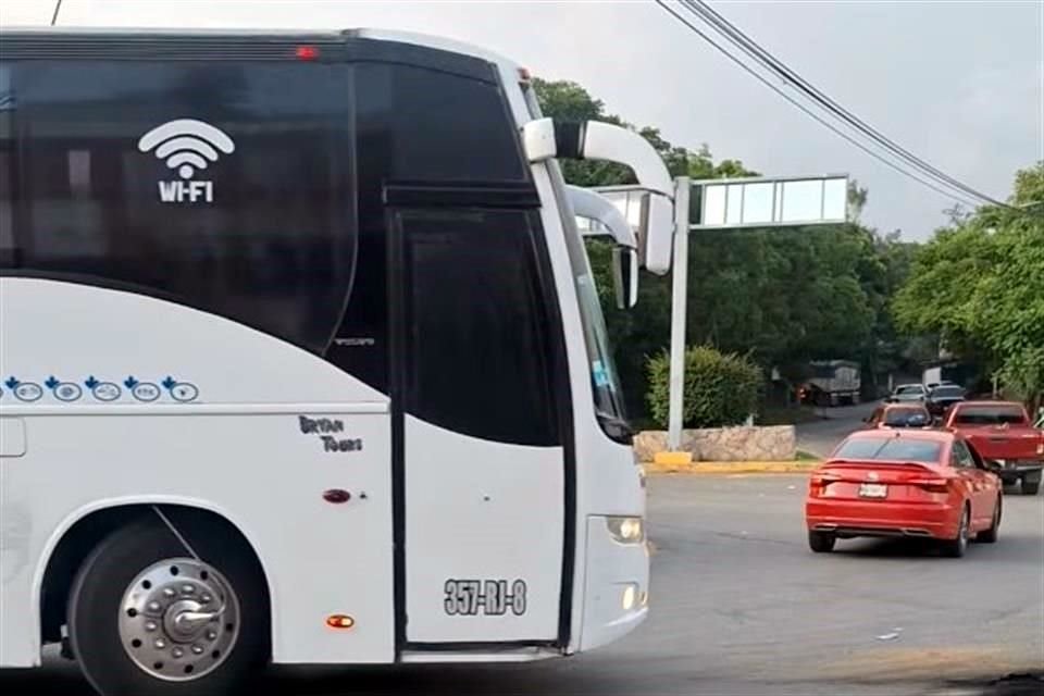 Los autobuses comenzaron a circular por las carreteras del sur del Edomex.