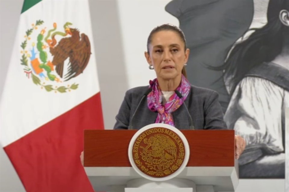 Sheinbaum dijo que no tiene información de que criminales desplieguen drones en frontera norte de México, como alertaron funcionarios de EU.