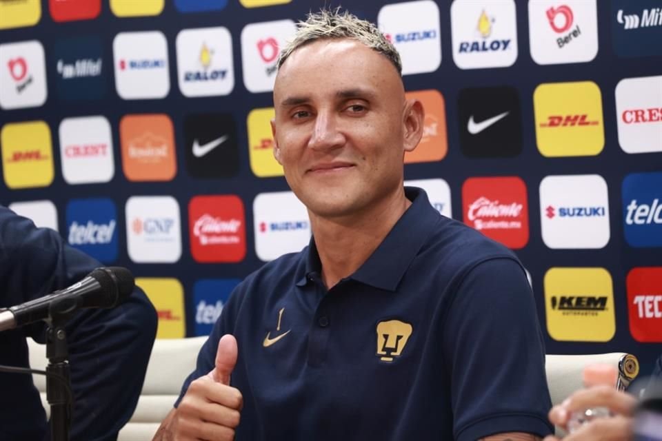 Keylor está listo para defender el arco de los Pumas.