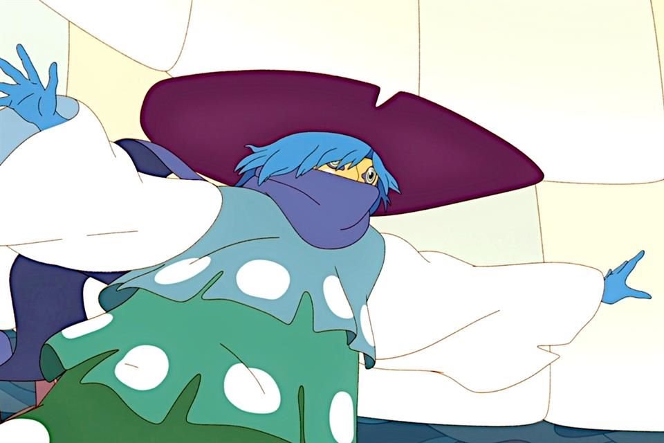 Sirocco, el mago de los vientos, uno de los protagonistas de la trama.