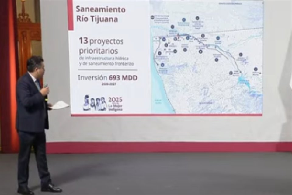 Para resolver el problema de descargas de aguas residuales en el Río Tijuana, Estados Unidos y México invertirán 693 mdd en 13 proyectos.
