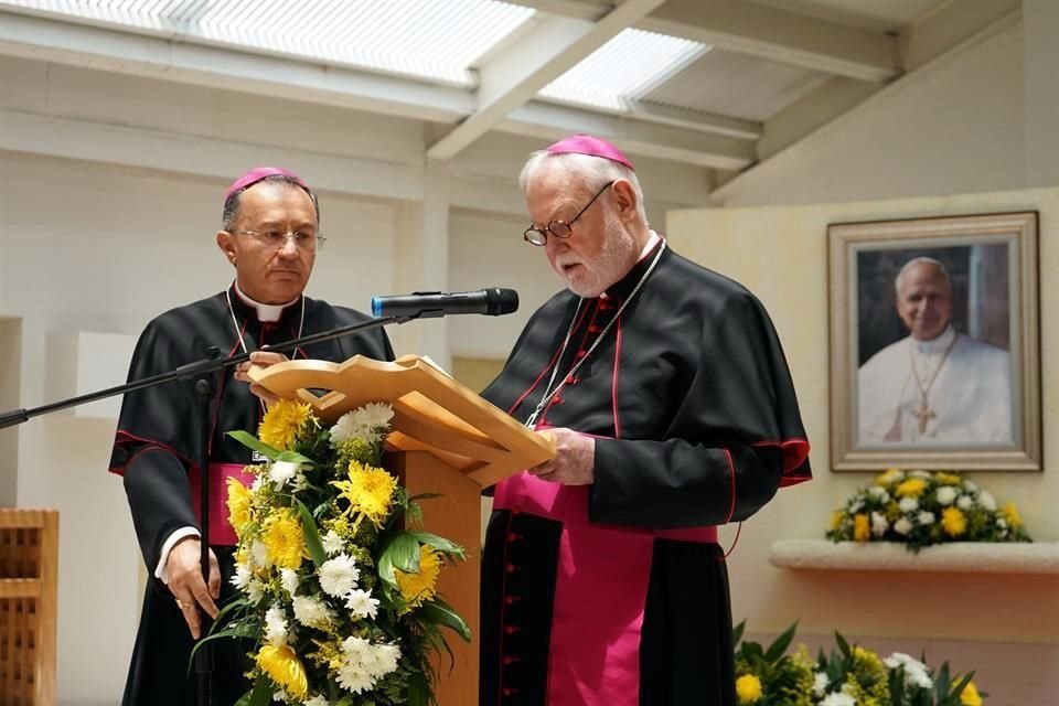 Paul Richard Gallagher, Secretario para los Estados del Vaticano, reafirmó el compromiso de la Iglesia para conseguir la paz en México, al considerar que la violencia, corrupción y pobreza son reales.