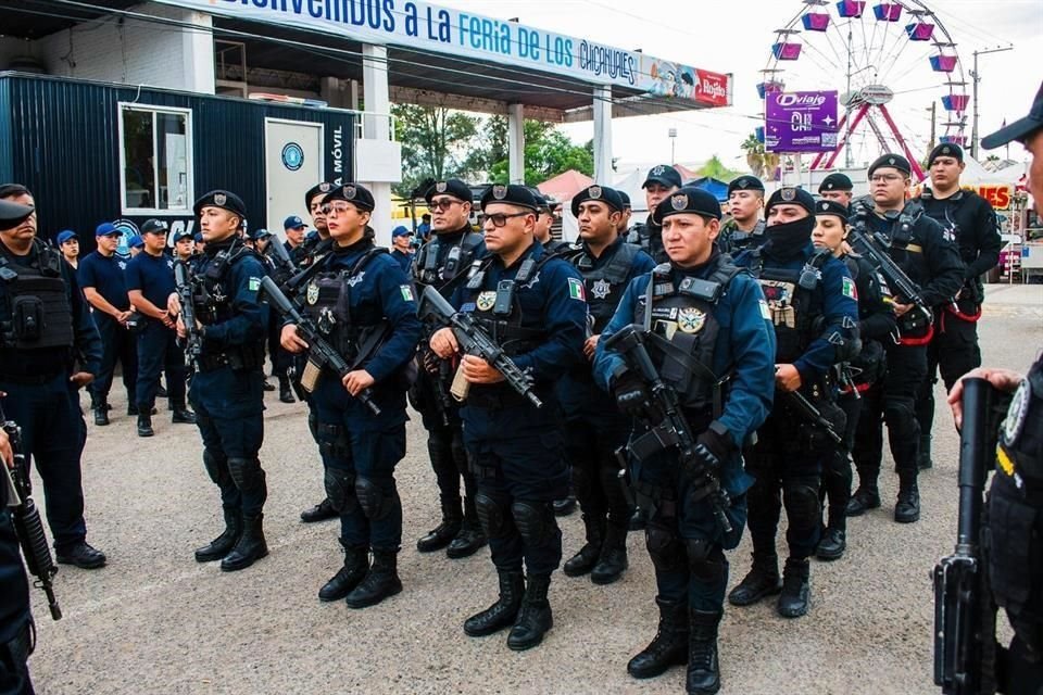 La Fiera di Chicahuales nel comune di Jesús María non ha annullato gli eventi, ma ha segnalato un rafforzamento della sicurezza.