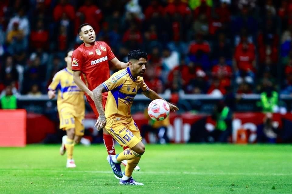 Tigres no ganaba desde el Clausura 2019 en Toluca y pudo aguantar la furiosa reacción del equipo rojo.