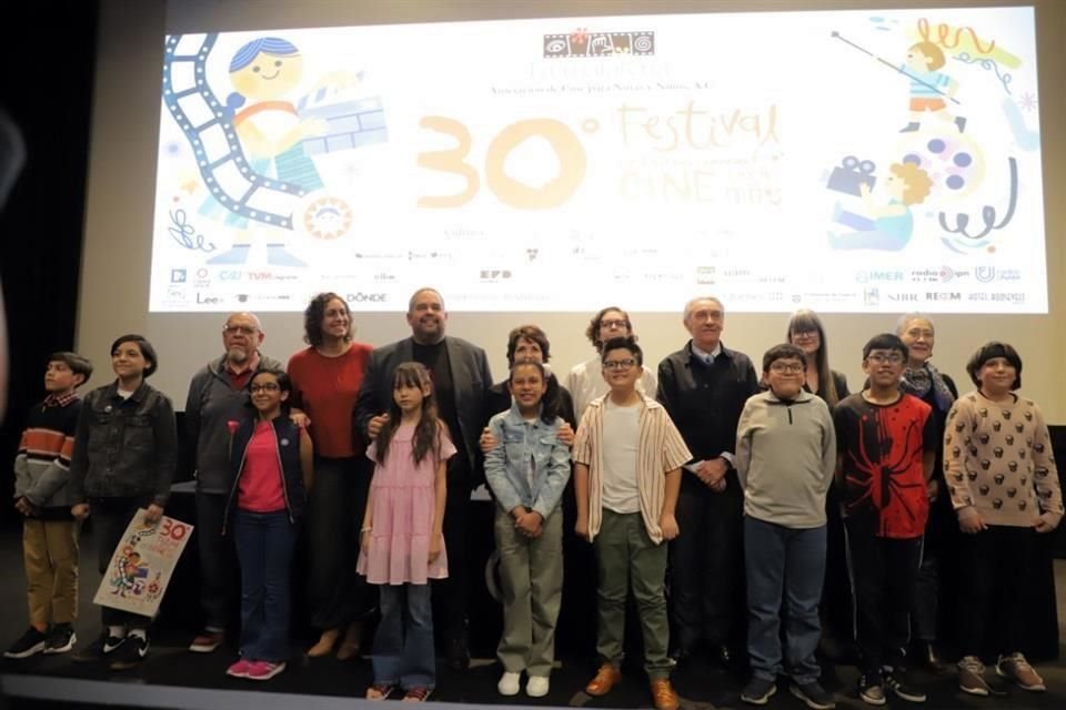 El festival cinematográfico dedicado a las infancias celebra 30 años de historia. En la Cineteca Nacional el jurado infantil, organizadores y autoridades aplaudieron la iniciativa.