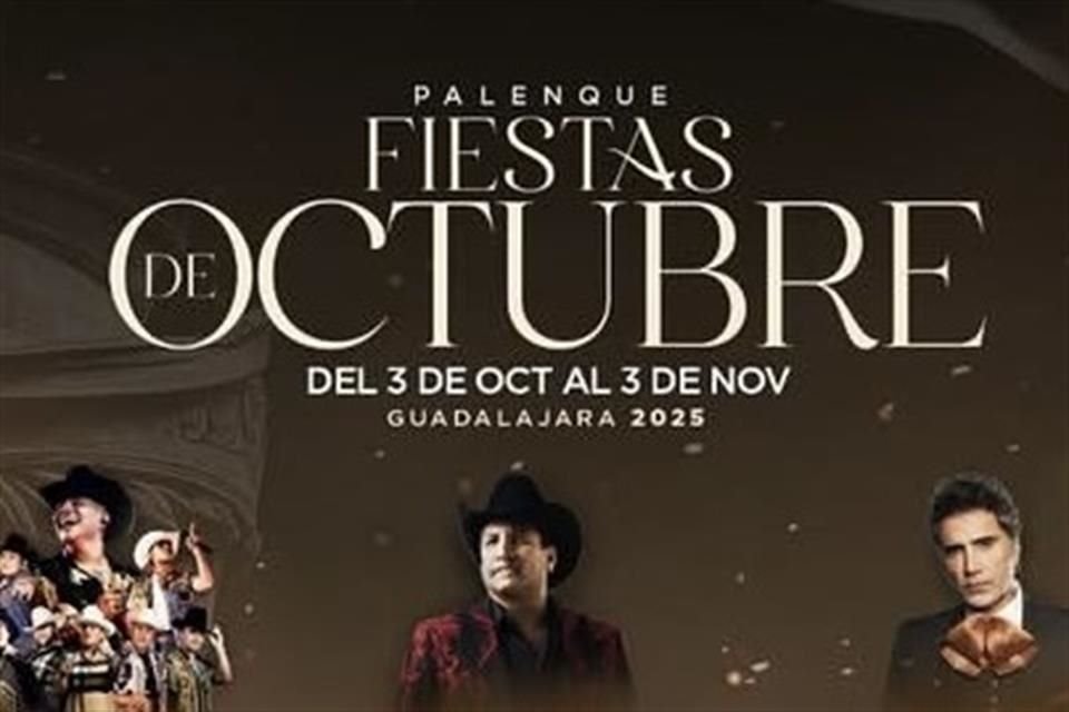 Cartel del Palenque Fiestas de Octubre 2025.