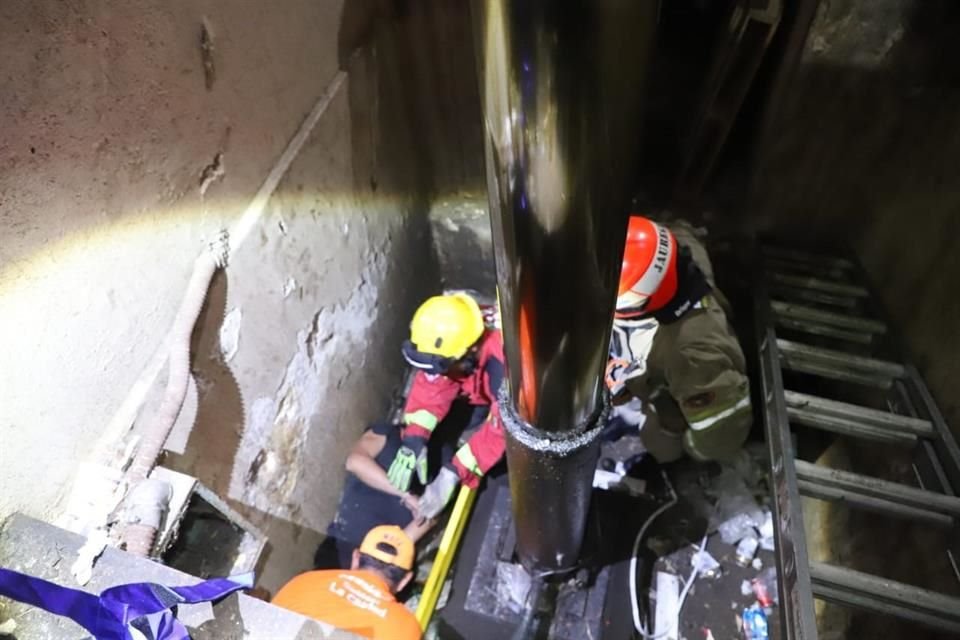 Accidente en bodega de Mercado de Abastos.