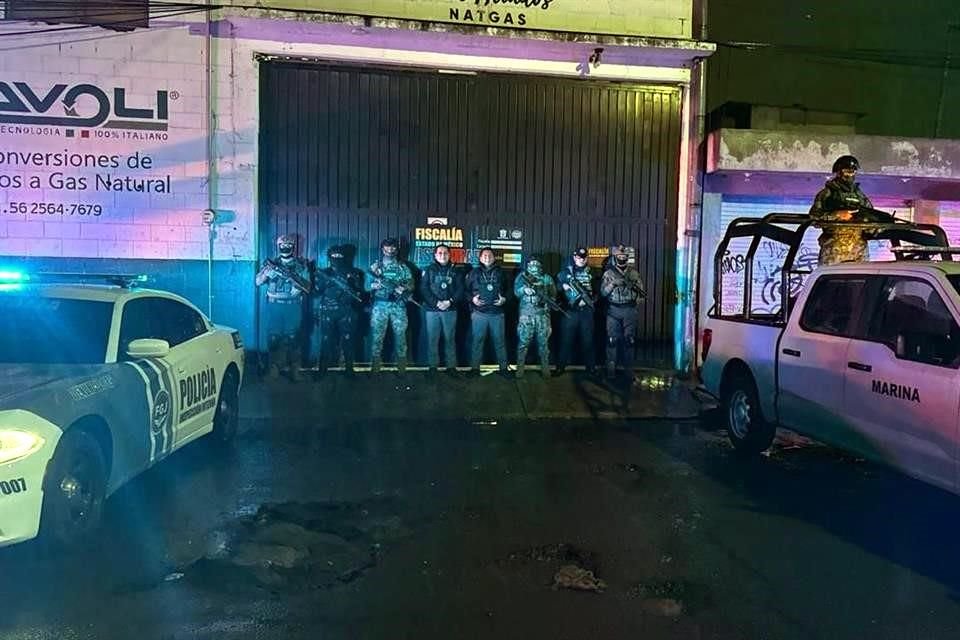 El operativo fue realizado ayer en la colonia Santa Cruz Venta de Carpio.