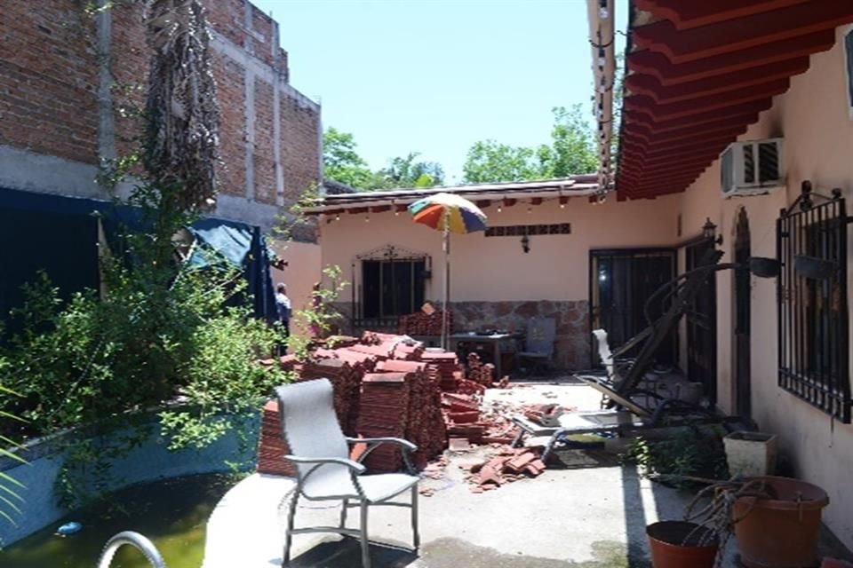 Propiedad de Lagos de Moreno en donde incautaron armas.