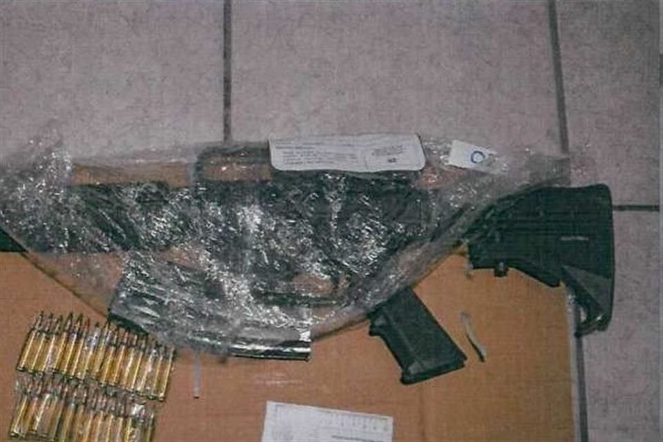 Armas incautadas.