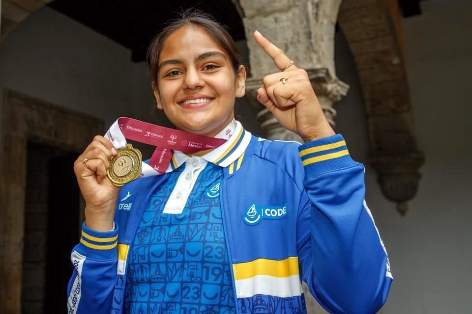 Lorien Elizabeth Alonso Salas le dio a Jalisco su medalla 481 de oro en la Olimpiada Nacional 2025.
