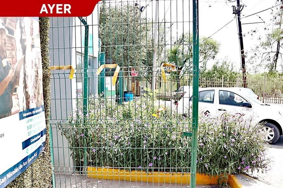 La entrada de Zinc Nacional lució ayer sin tres sellos de clausura de la Profepa.