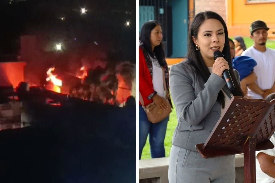 Michoacán'ın başkenti Morelia'ya yaklaşık 50 dakika uzaklıktaki Queréndaro'da bulunan Halk Partisi (PVE) meclis üyesi Diana Caballero'nun evi bir grup militan tarafından ateşe verildi.